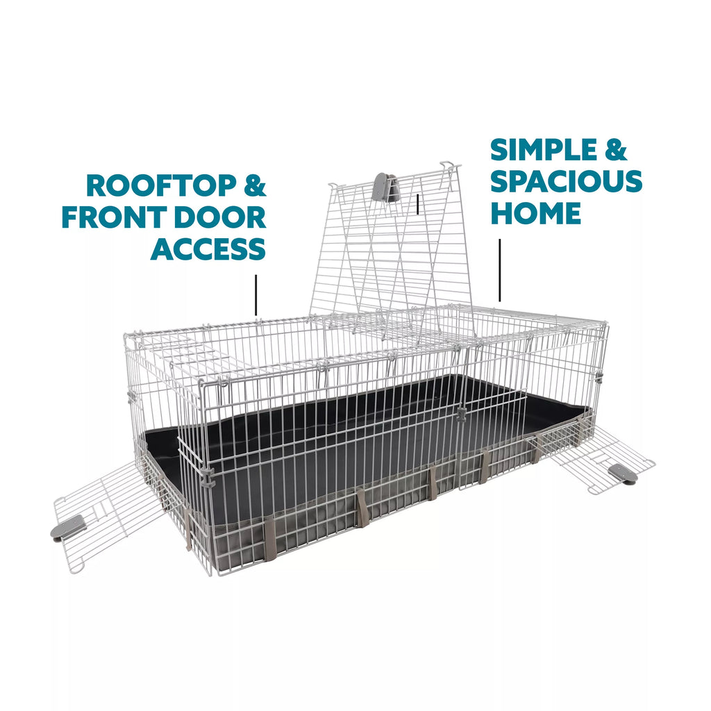 Full Cheeks Simple & Spacious Rabbit Habitat