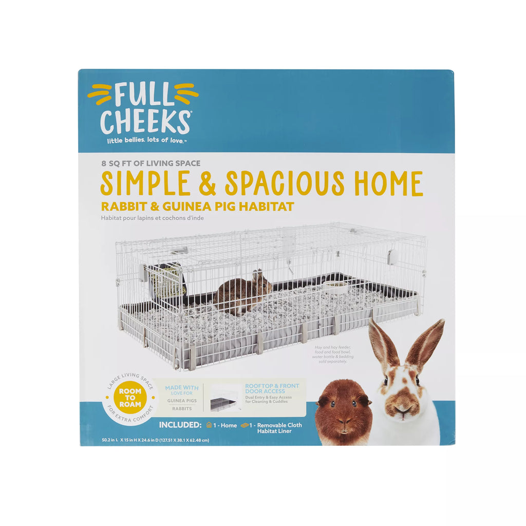 Full Cheeks Simple & Spacious Rabbit Habitat