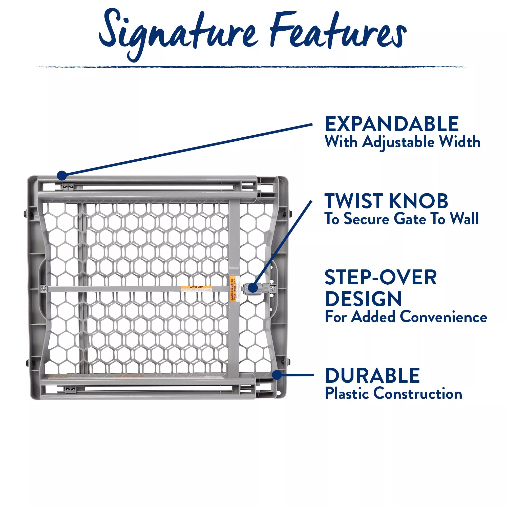 Top Paw Expandable Plastic Pet Gate