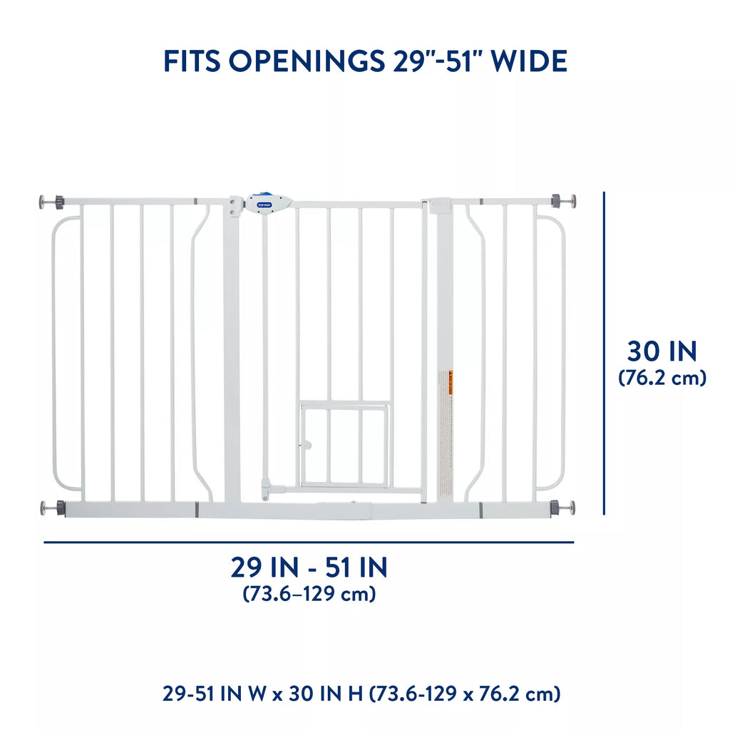 Top Paw Extra-Wide Walk-Through Pet Gate