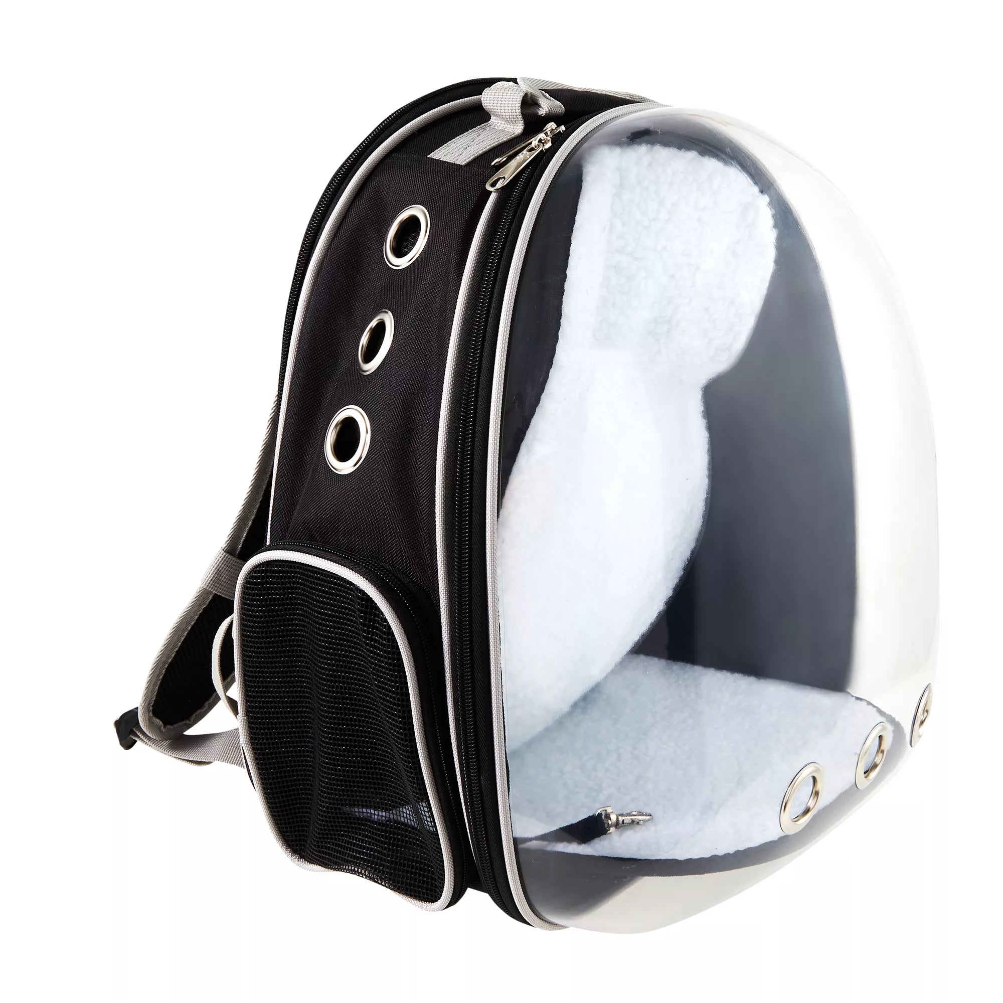 Whisker City Expandable Plastic Backpack Cat Carrier
