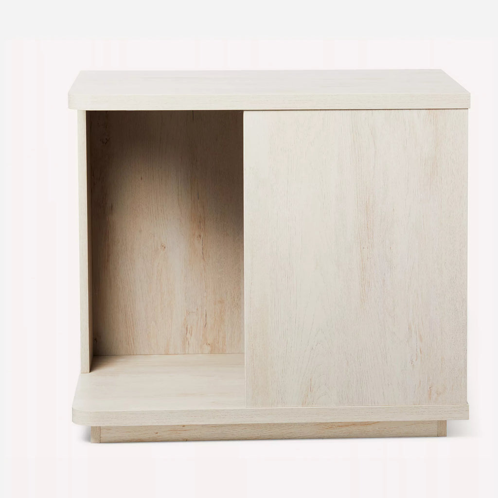 Nate & Jeremiah Chestnut Wood Finish Side Table Pet Home