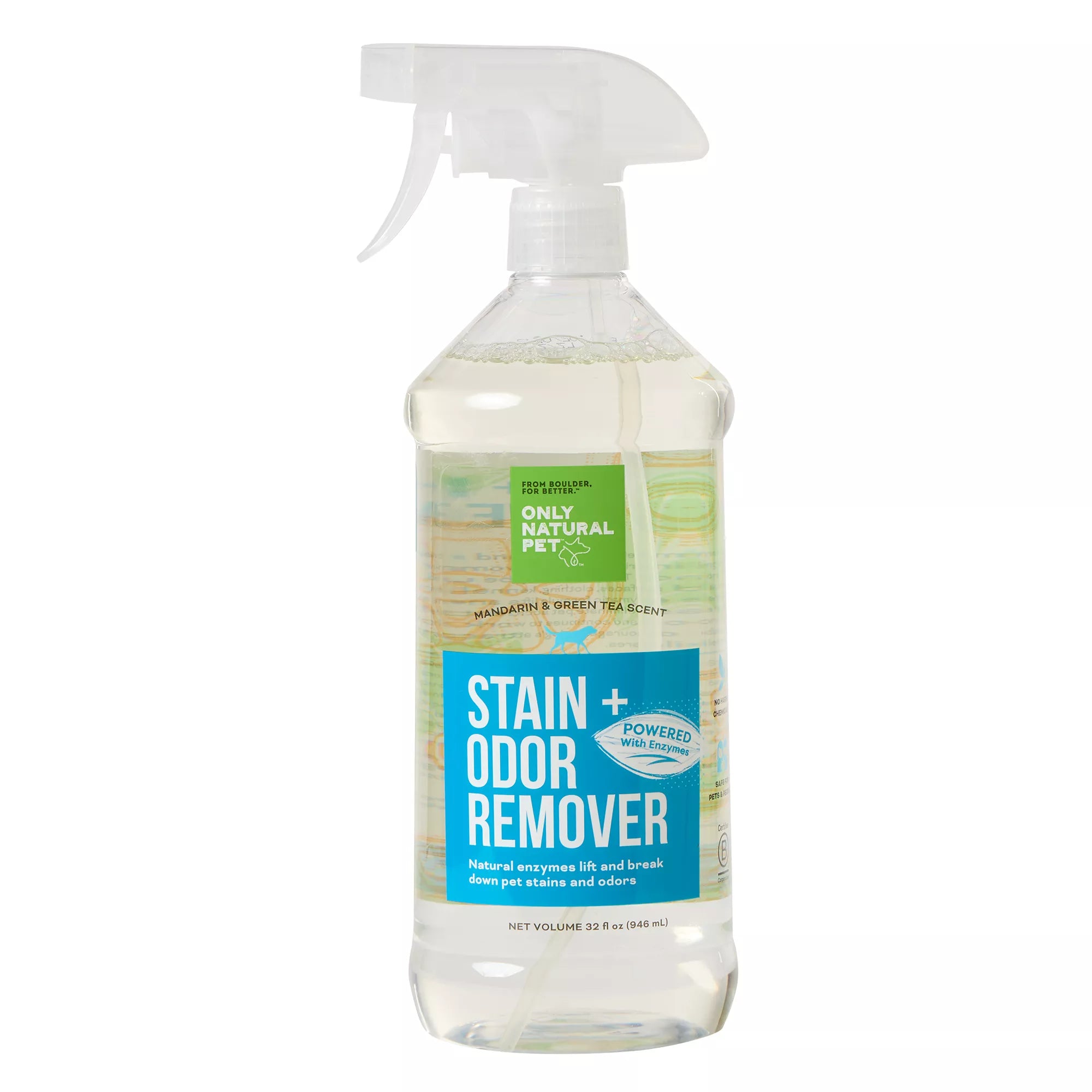 Only Natural Pet Food Pet Stain + Odor Removers with Natural Pet Food Enzymes