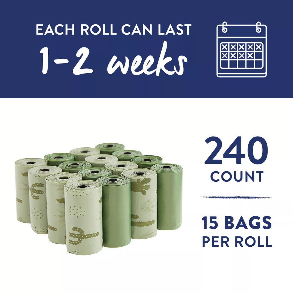 Top Paw Tribal Cactus Poop Bags