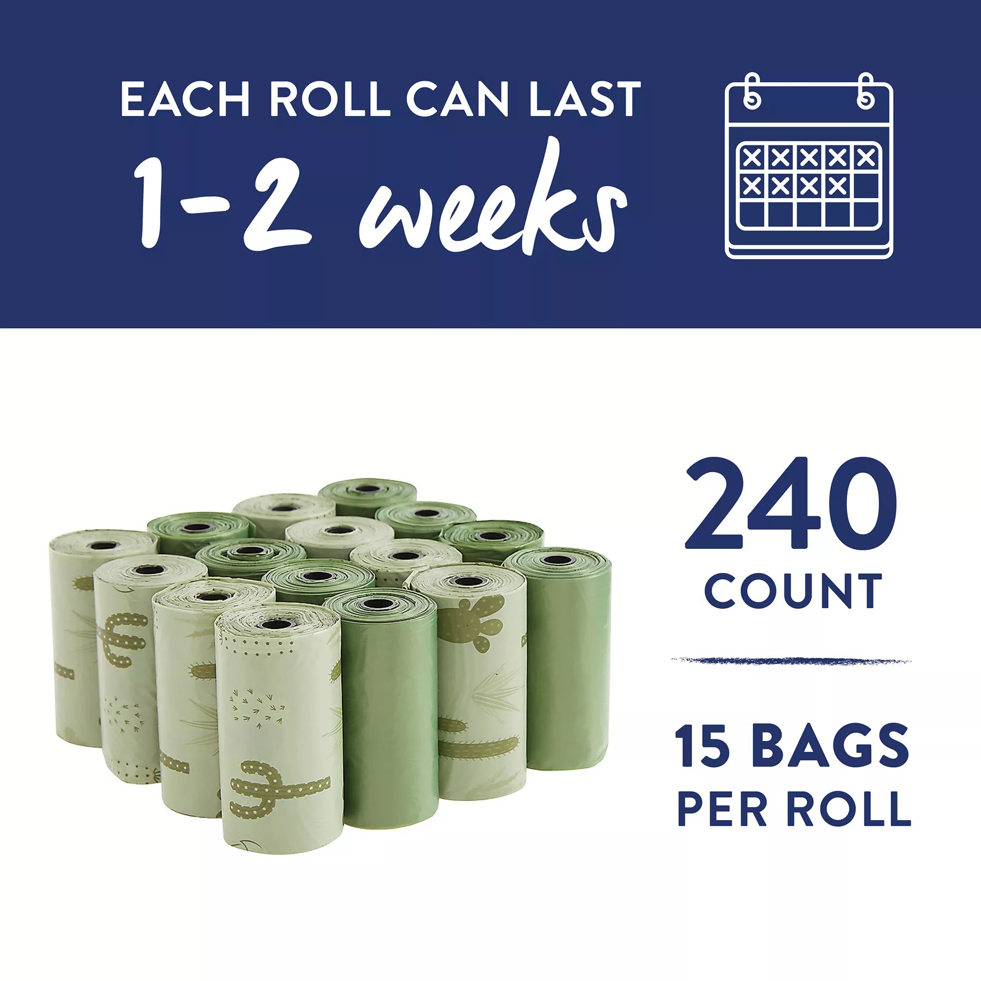 Top Paw Tribal Cactus Poop Bags
