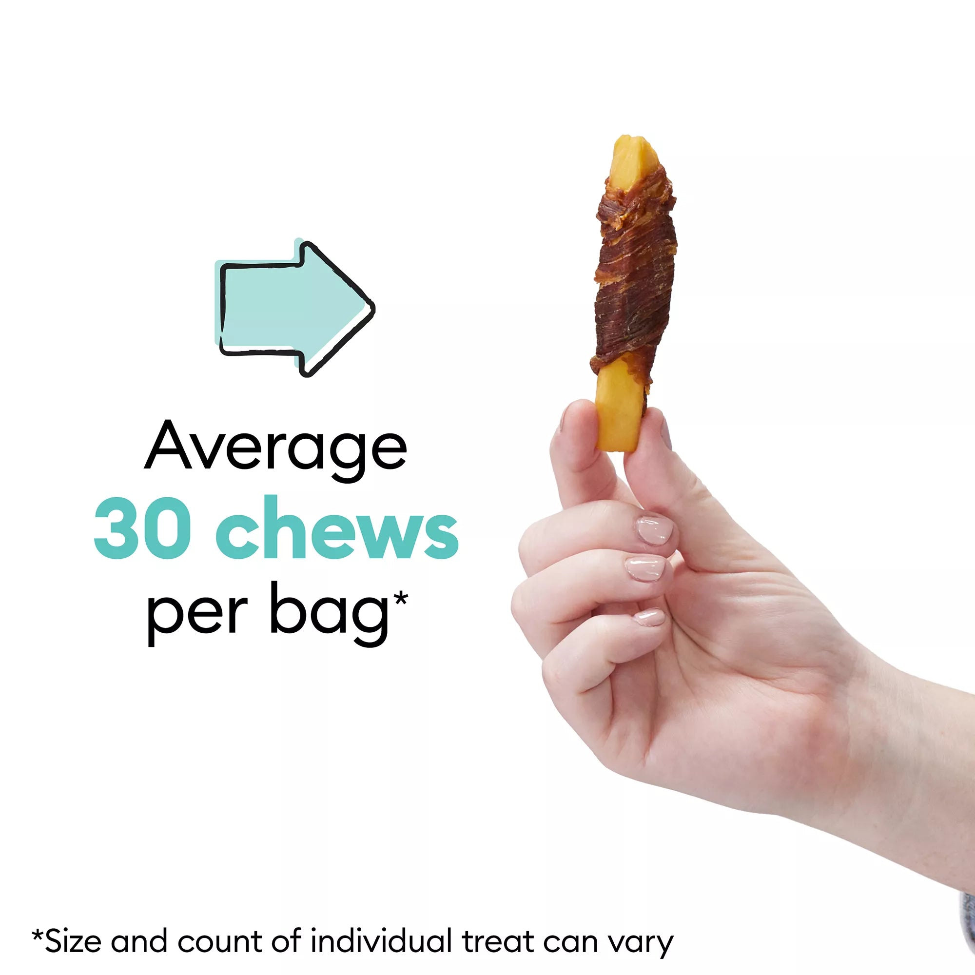 Wiggles & Wags Beef & Sweet Potato Twists Dog Treats 16 OZ