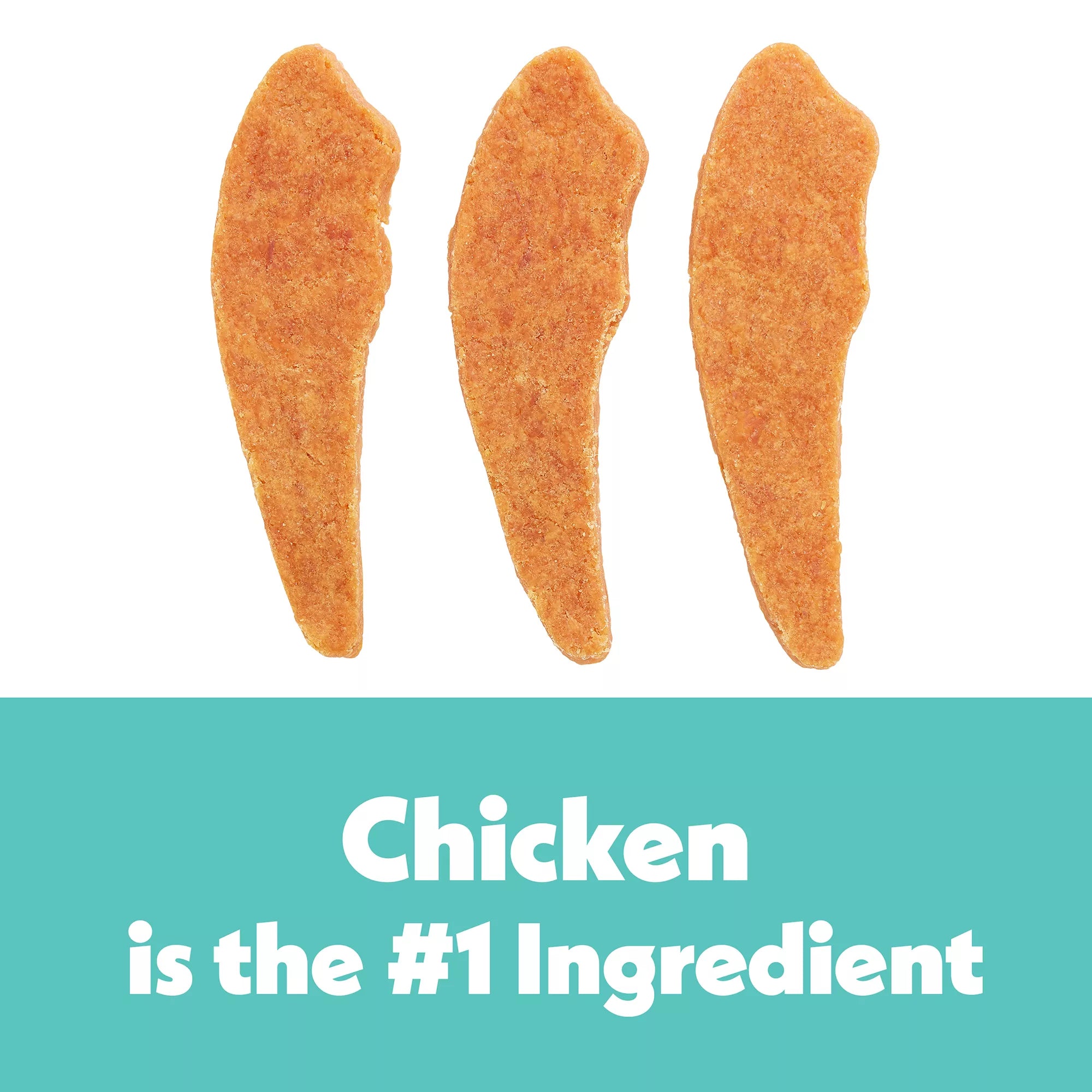 Wiggles & Wags Chicken Meaty Strips Dog Treats 12 OZ