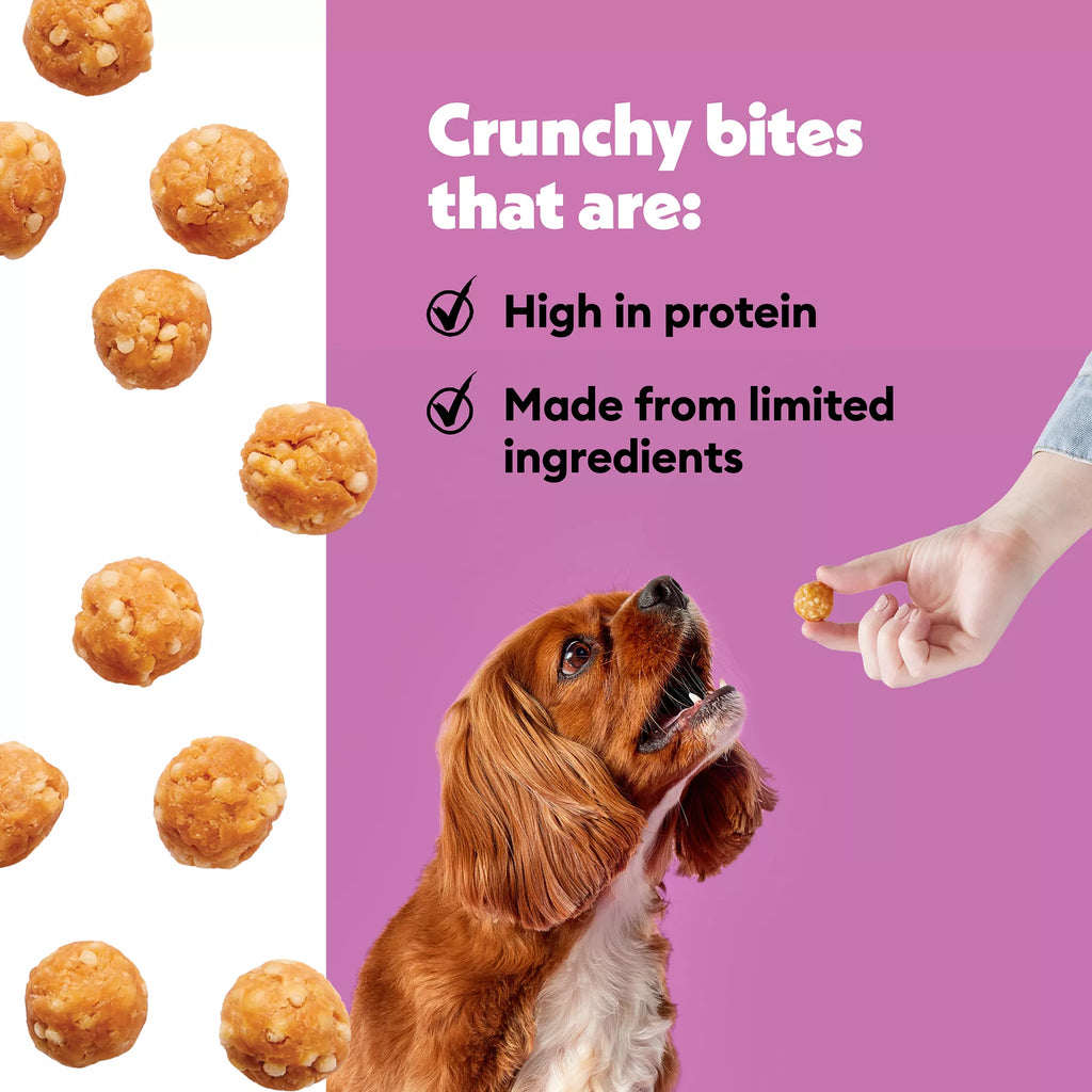 Wiggles & Wags Chicken & Rice Protein Balls Dog Treats 6 OZ