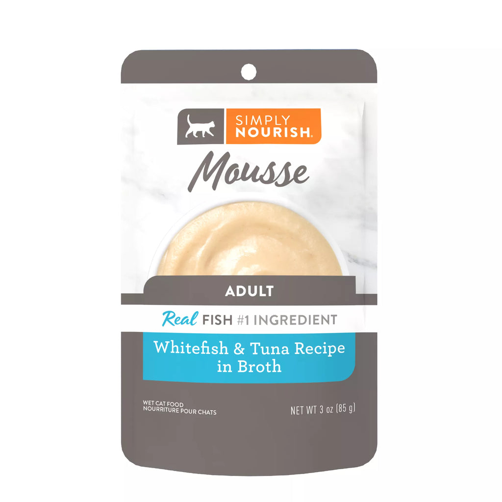 Simply Nourish Mousse Cat Meal Topper - Natural Pet Food, 3 Oz