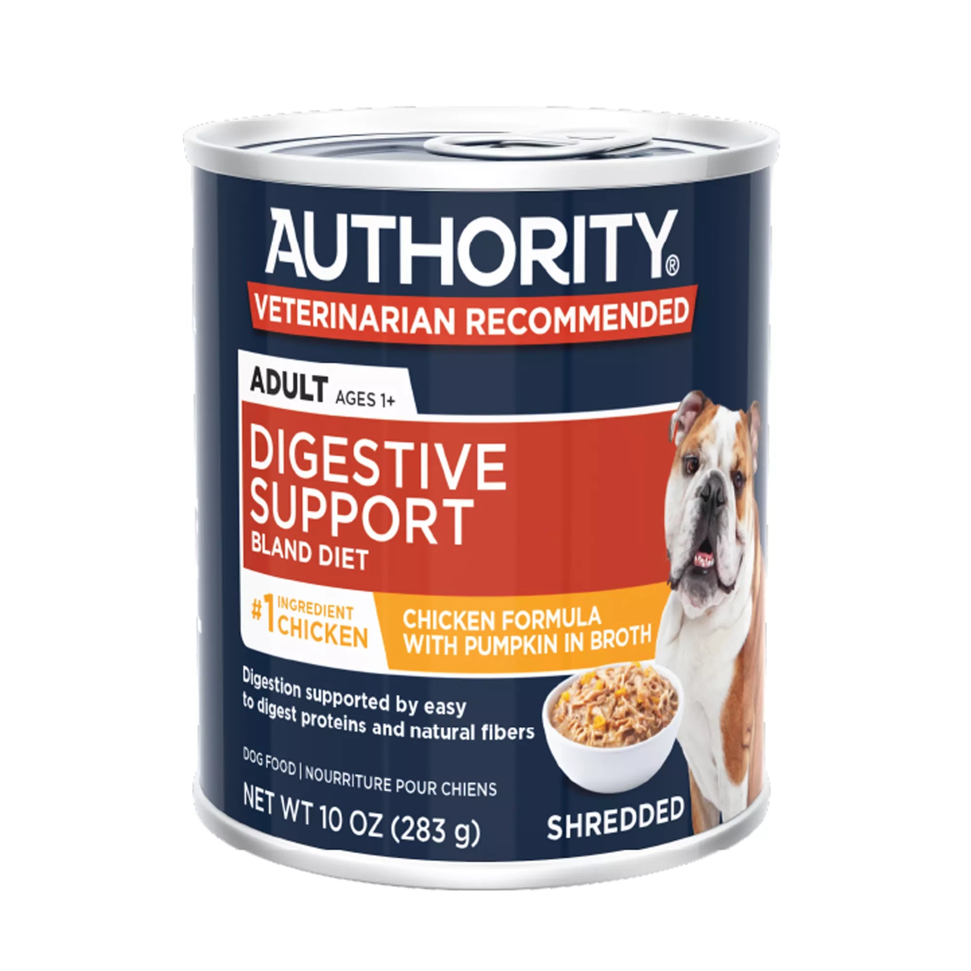 Authority Digestive Support Adult Wet Dog Food - Chicken with Pumpkin, 10 oz