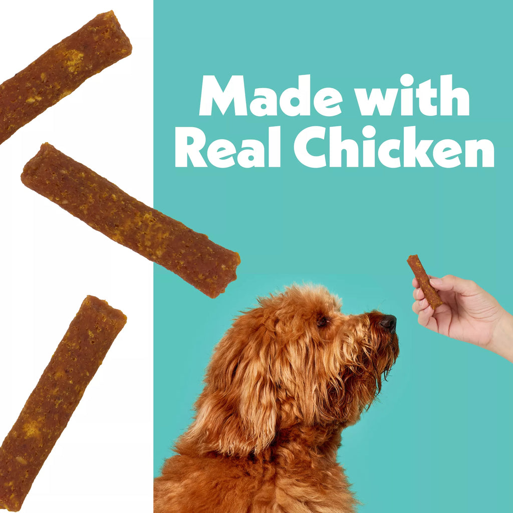 Wiggles & Wags Chicken Meaty Sticks Dog Treats 16 OZ