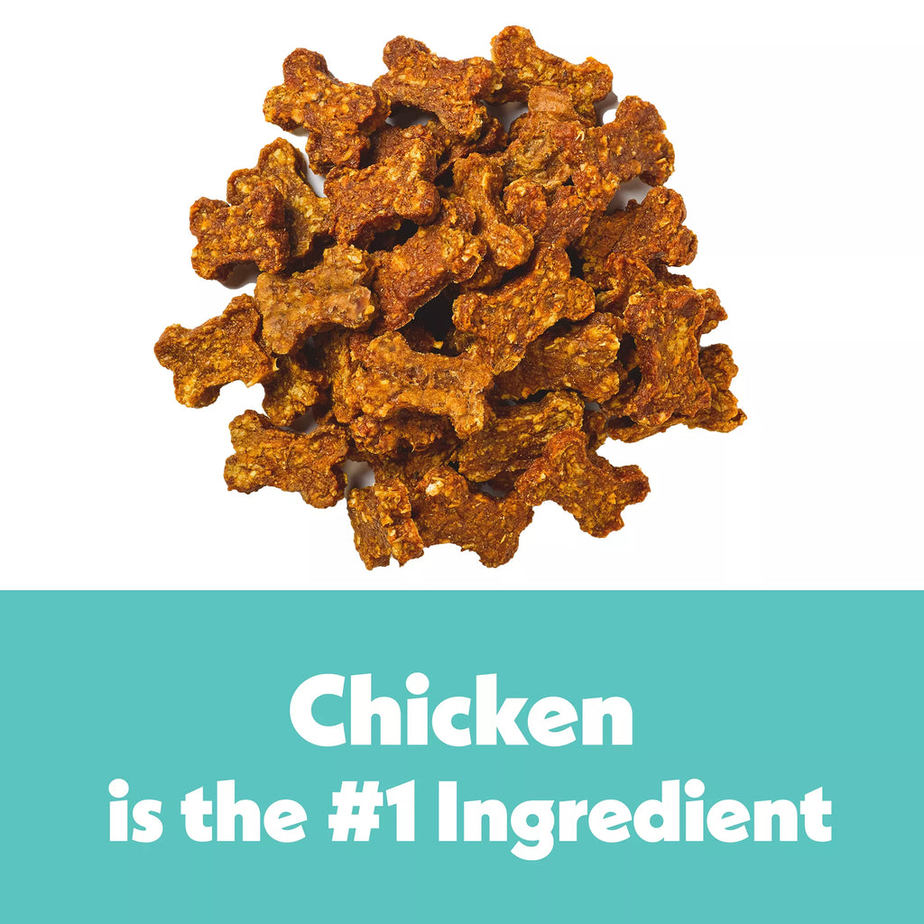 Wiggles & Wags Chicken & Cheese Chewy Bones Dog Treats 6 OZ