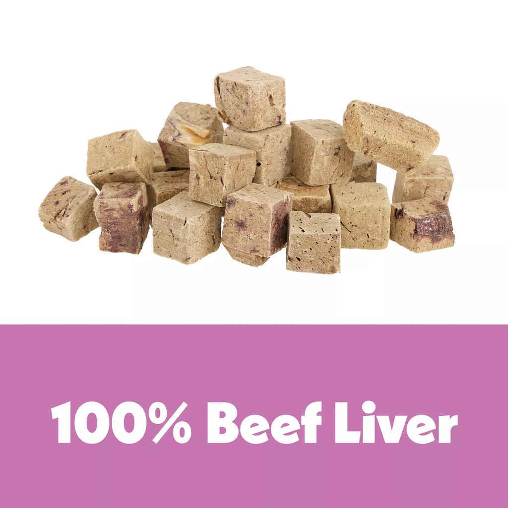 Wiggles & Wags Freeze Dried Beef Liver Dog Treats
