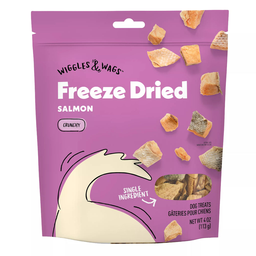 Wiggles and Wags Freeze Dried Salmon 4 OZ