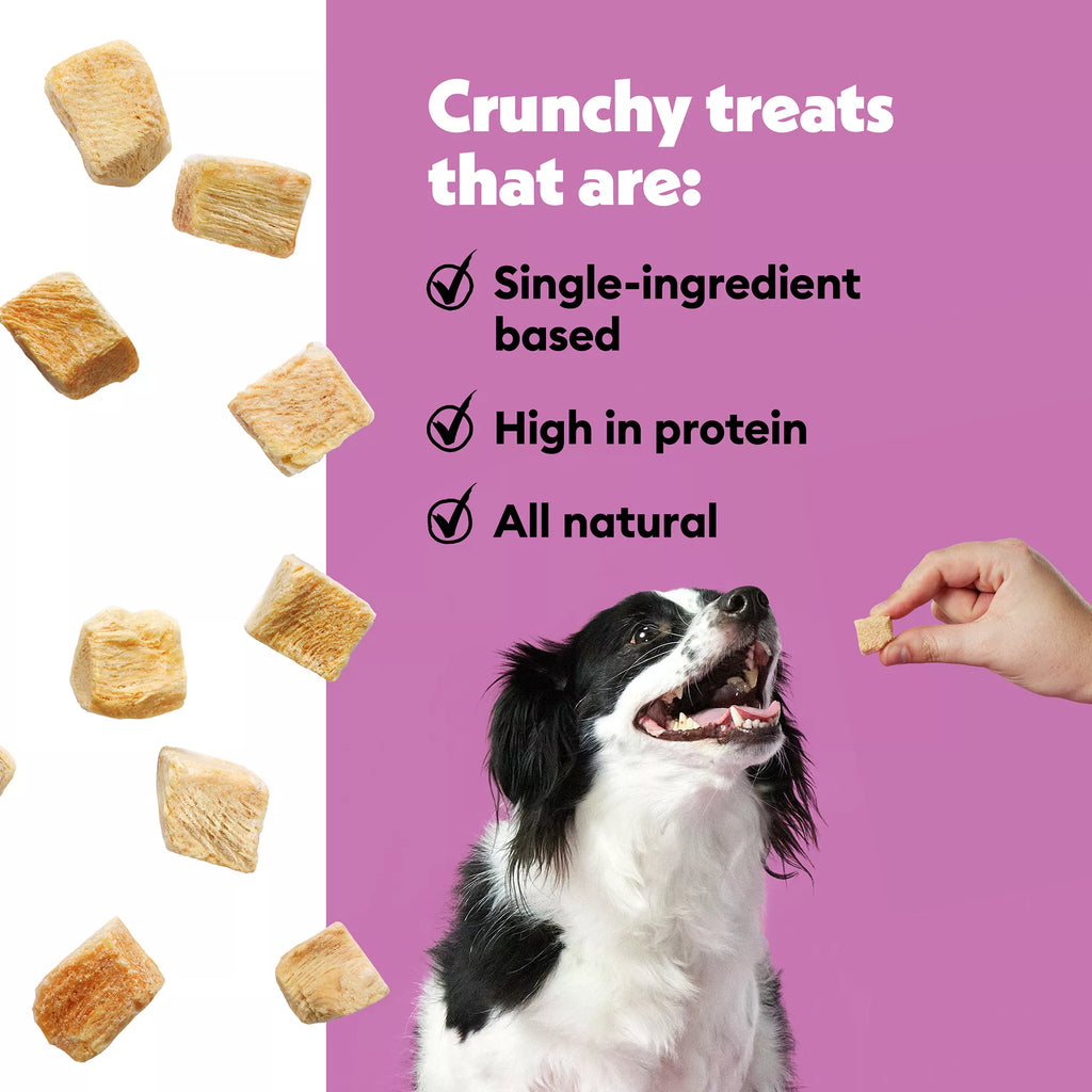 Wiggles & Wags Freeze Dried Chicken Crunchy Dog Treats
