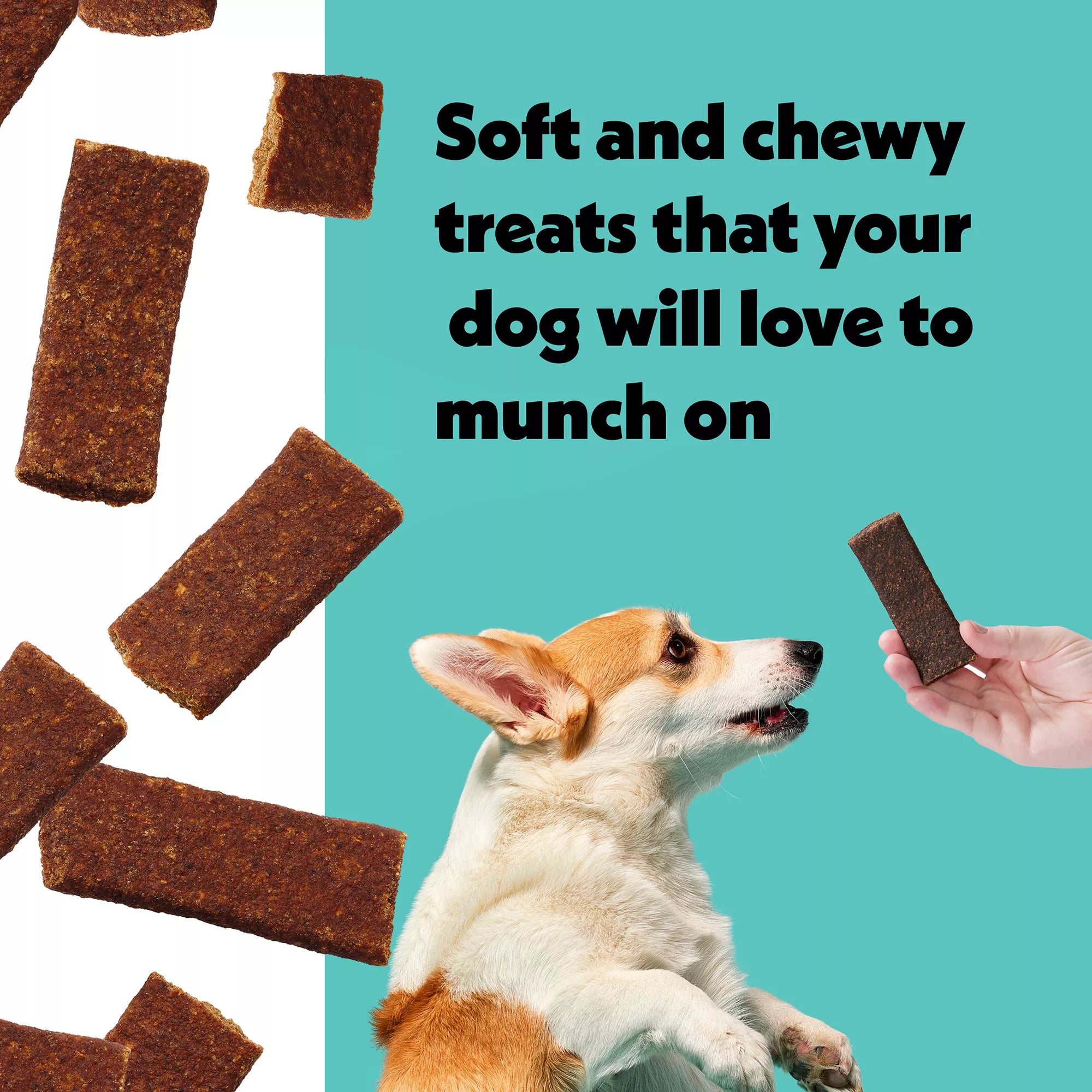 Wiggles & Wags Meaty Bars Dog Treats 16 OZ