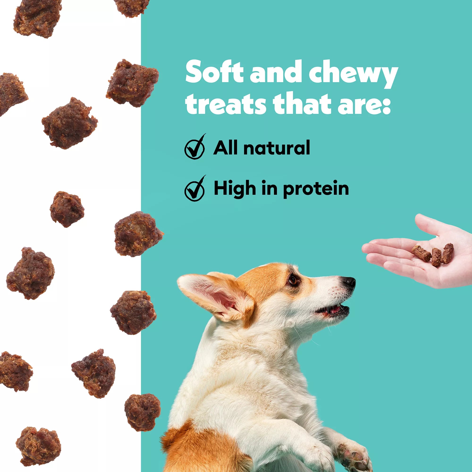Wiggles & Wags Poppers Dog Treats 8 OZ