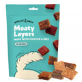 Wiggles & Wags Chicken & Beef Meaty Layers Dog Treats 6 OZ