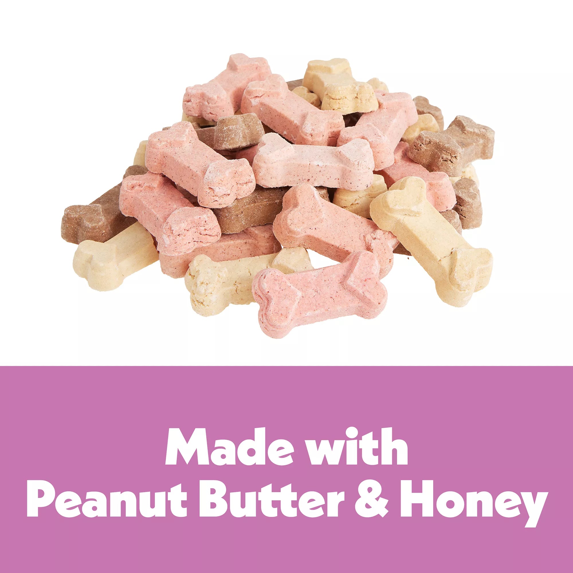 Wiggles & Wags Strawberry, Vanilla & Carob Neopolitan Cookies Dog Treats 14 OZ