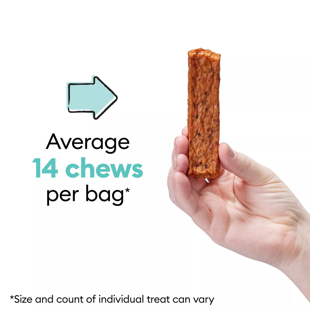 Wiggles & Wags Chicken and Cranberry Meaty Bars Dog Treats 8 OZ
