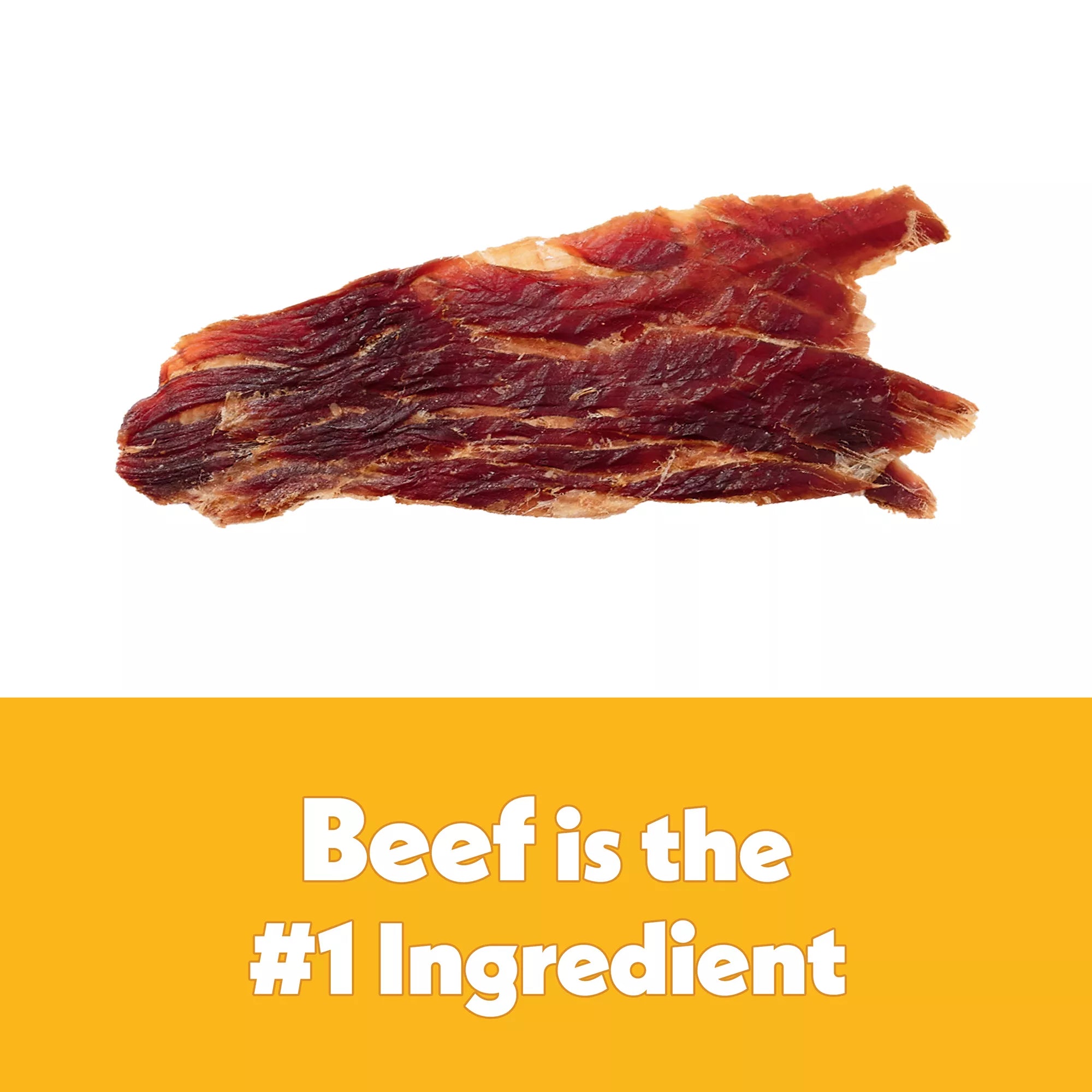 Wiggles & Wags Beef Jerky Cuts Dog Treats 8 OZ