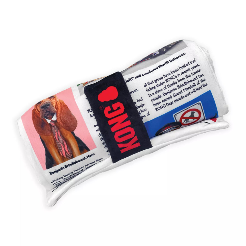 KONG Daily Newspaper Roll XL 3 Feet Long with 6 Squeakers