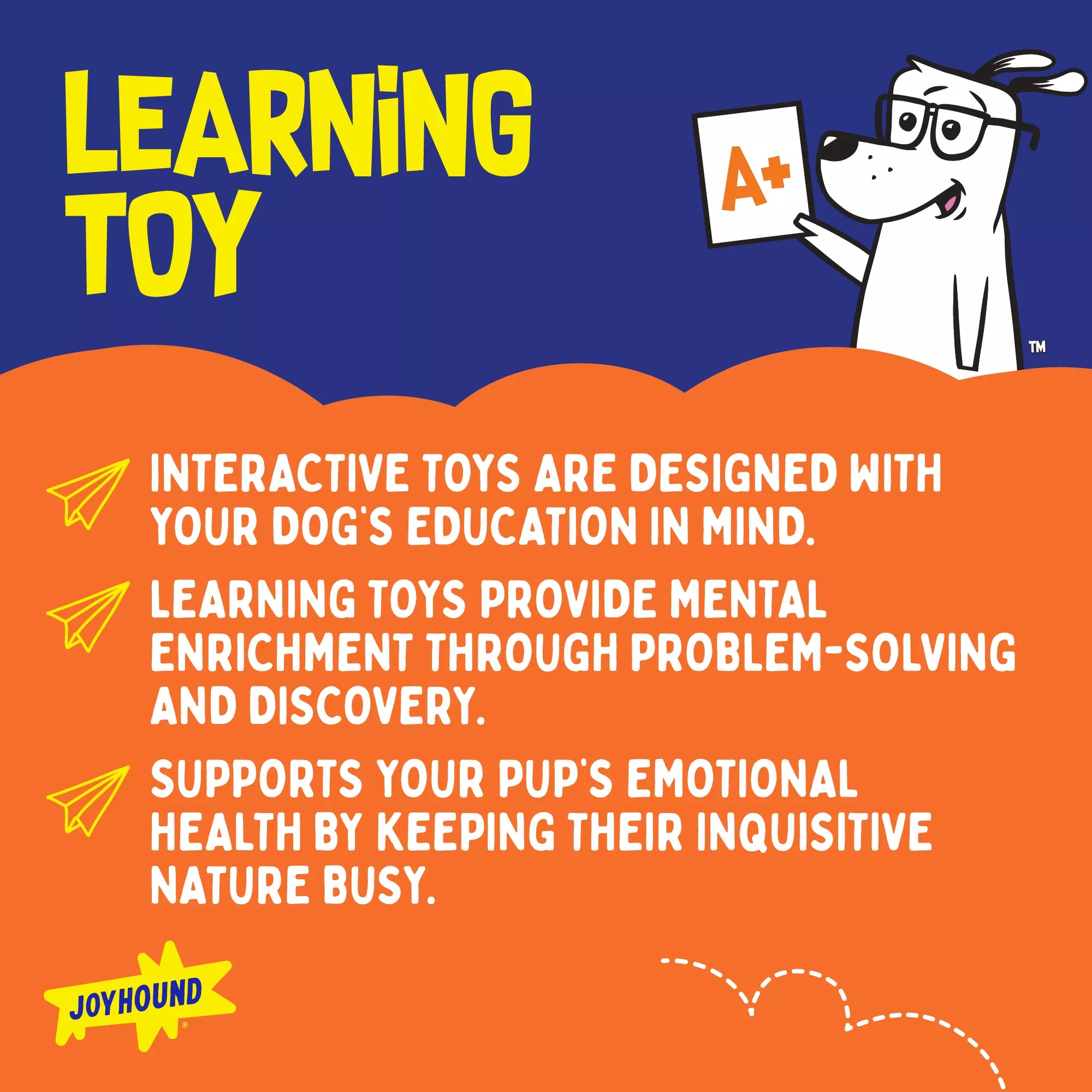 Joyhound Electronic Bouncing Ball Dog Toy