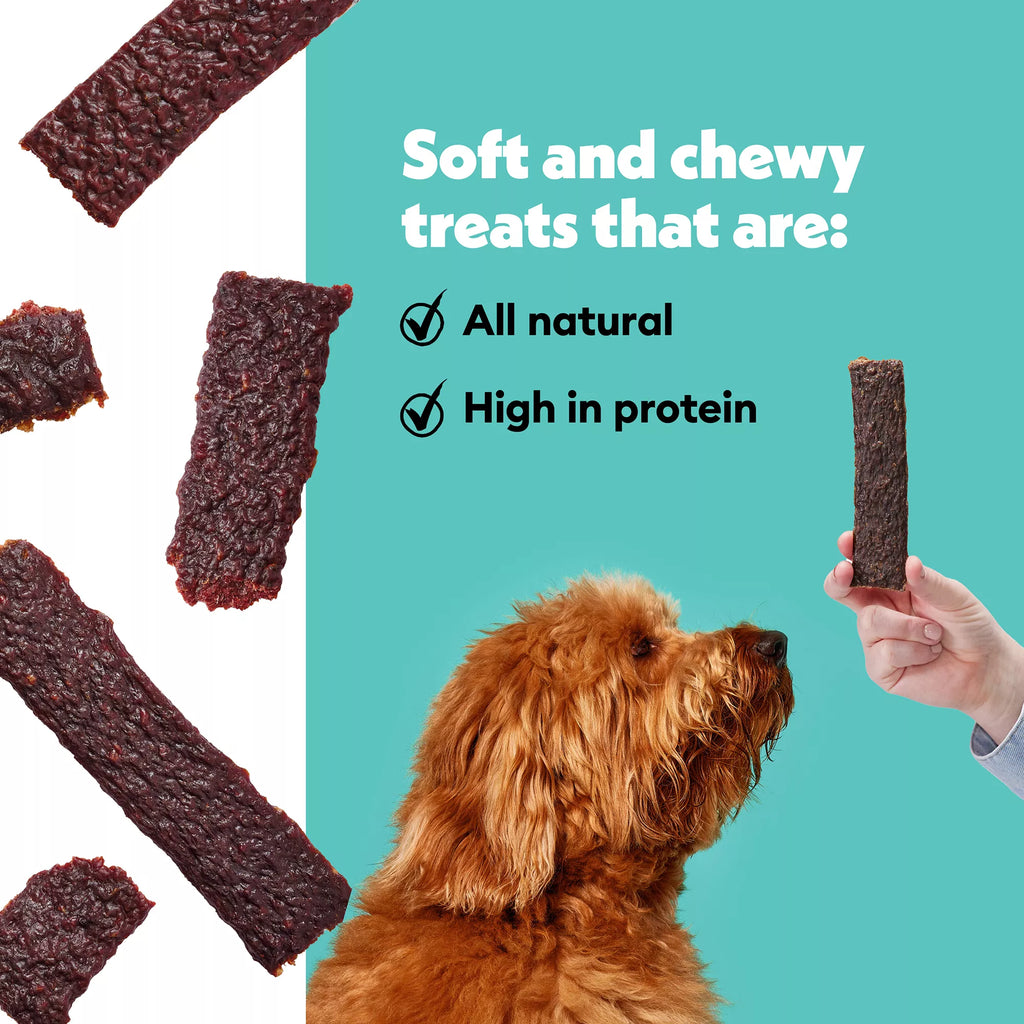 Wiggles & Wags Beef Meaty Bars Dog Treats