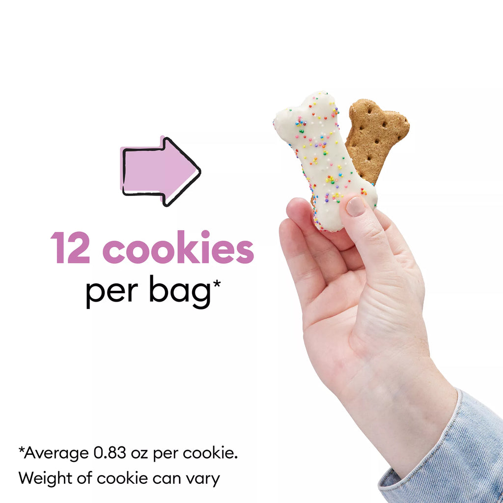 Wiggles & Wags Sprinkle Cookies Vanilla and Peanut Dog Treats 9.6 OZ