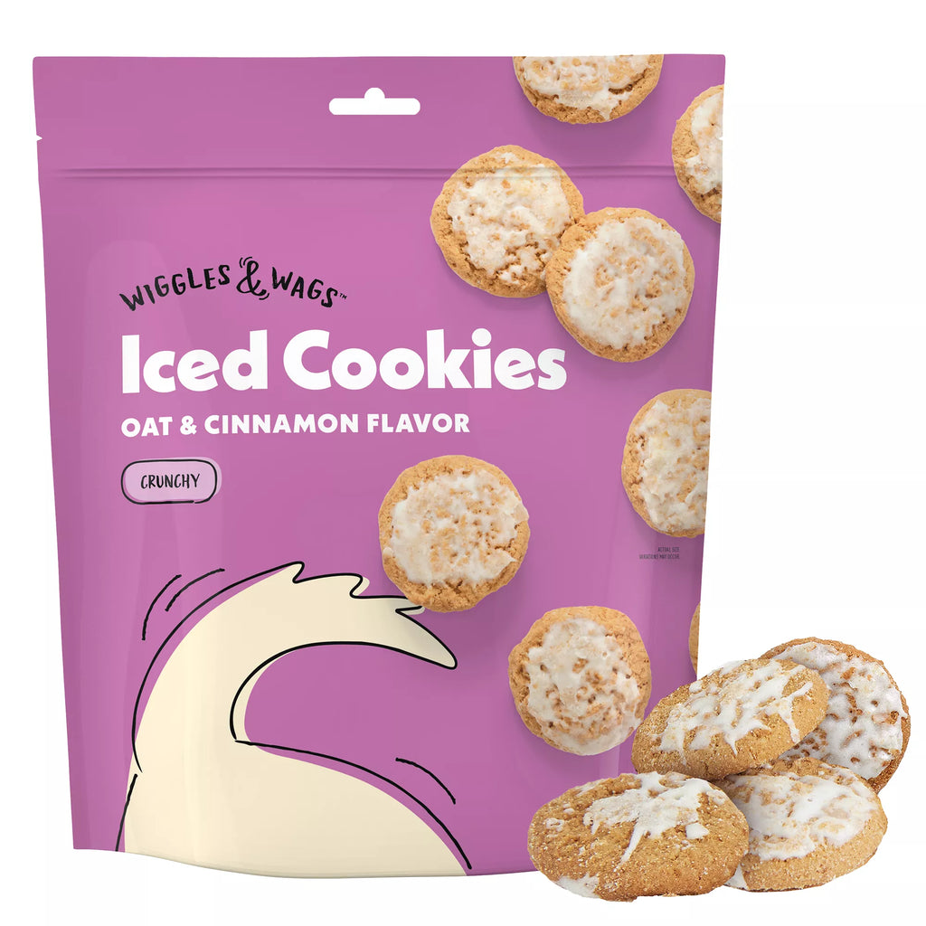 Wiggles & Wags Iced Cookies Dog Treats 12 OZ