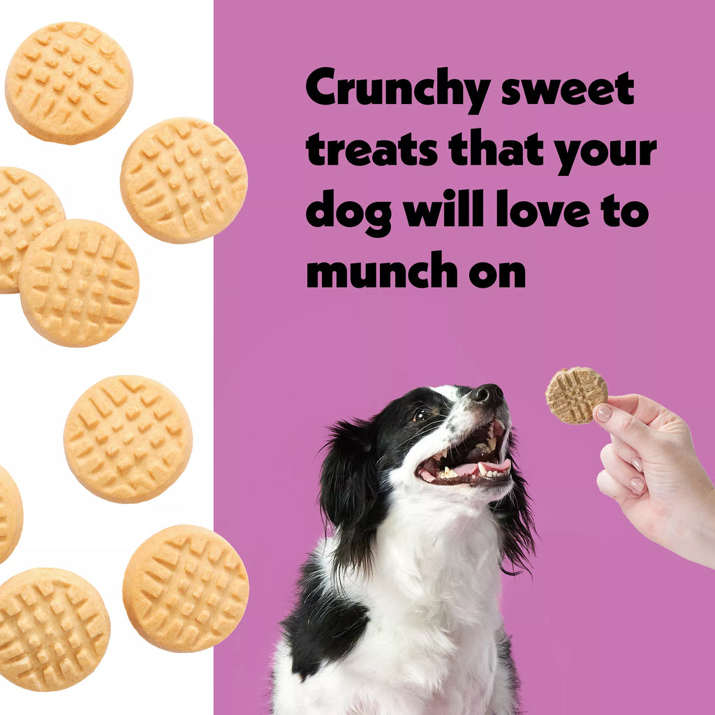 Wiggles & Wags Peanut Butter Crisscross Cookies Dog Treats 14 OZ
