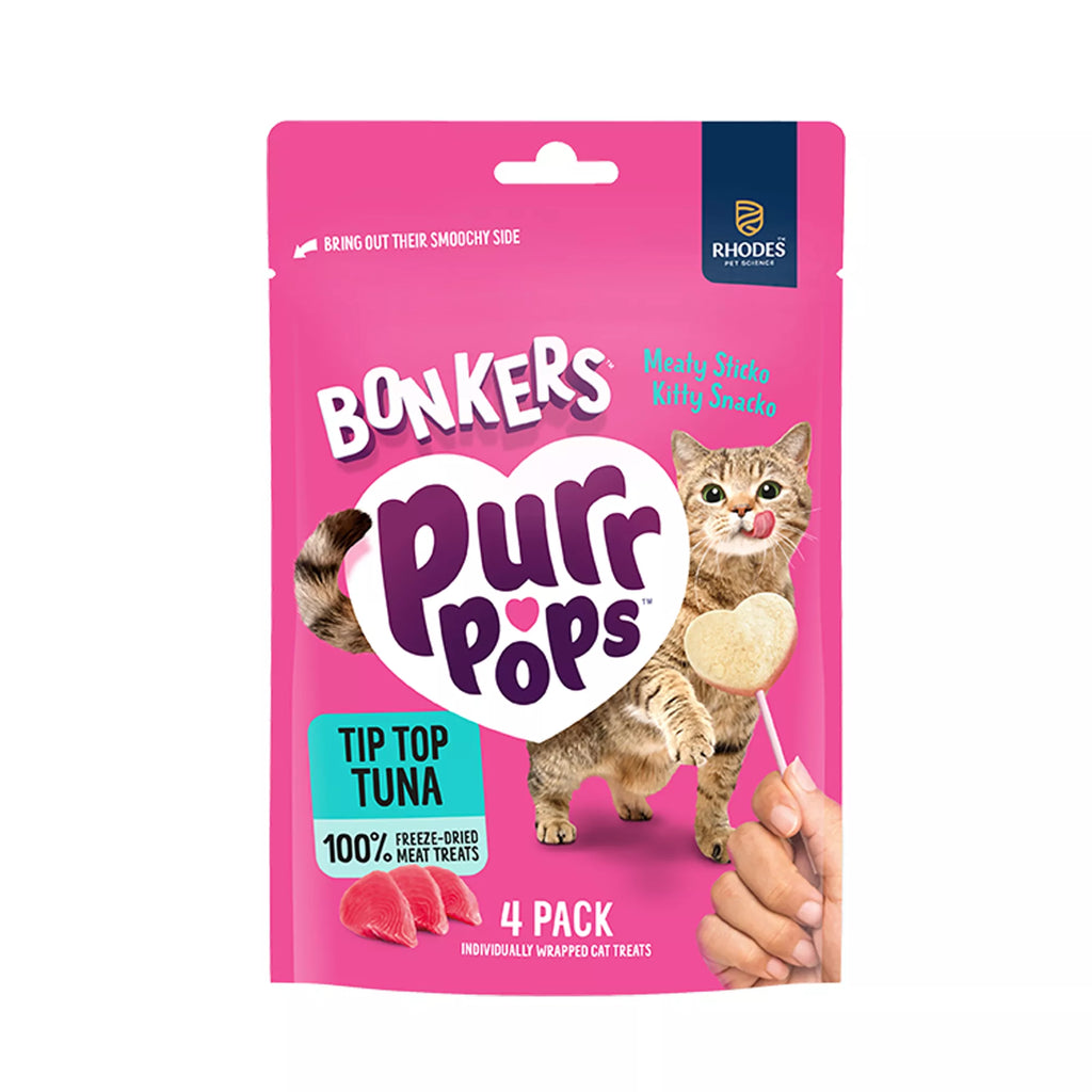 Bonkers Purr Pops Lickable Cat Treats - Tip Top Tuna