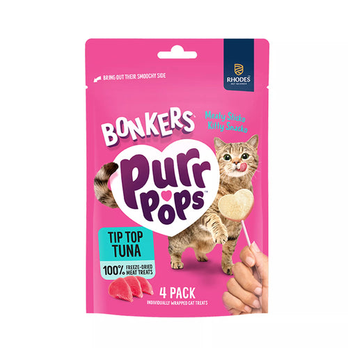 Bonkers Purr Pops Lickable Cat Treats - Tip Top Tuna