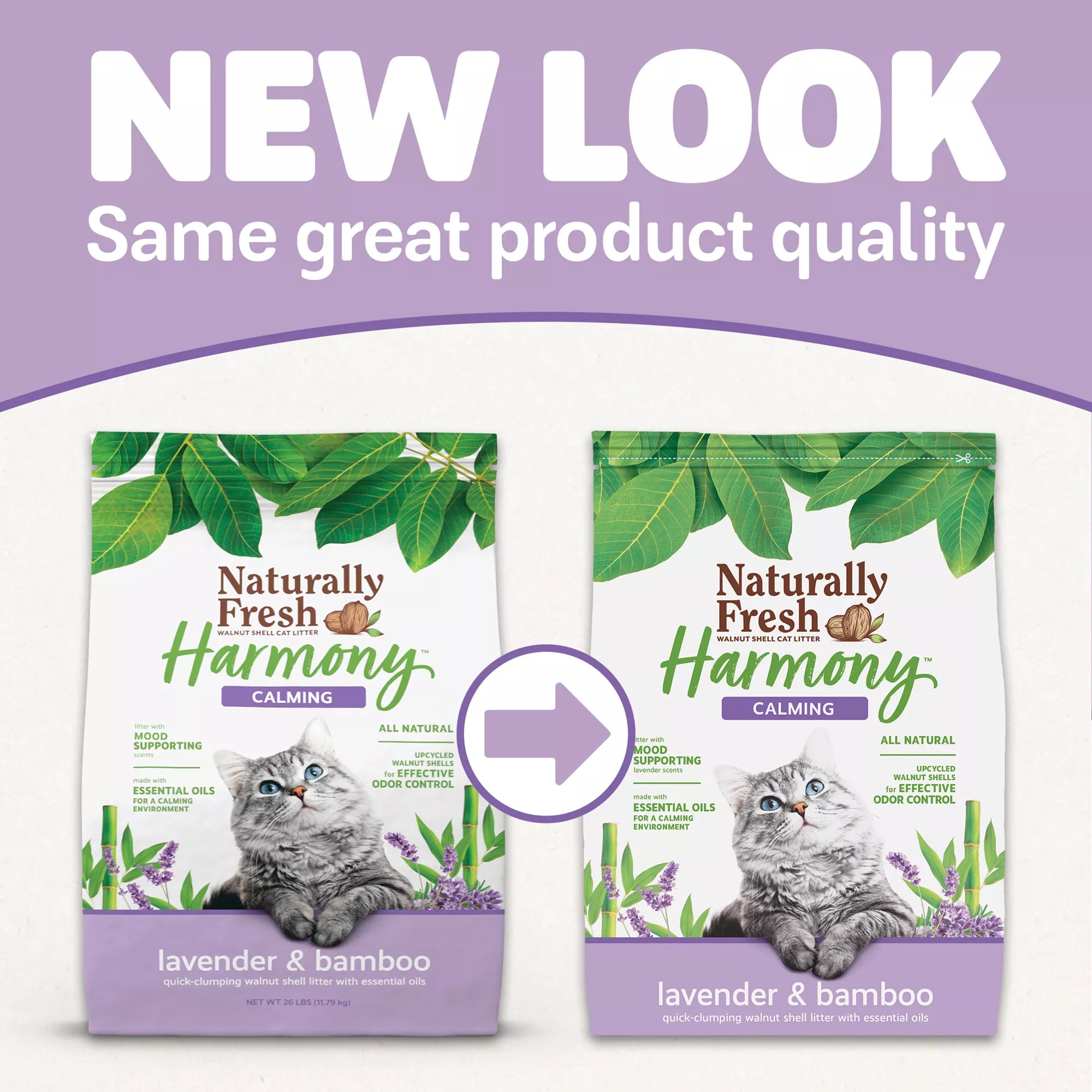 Natural Pet Foodly Fresh Lavender & Bamboo Cat Litter - Scented, 26 lb