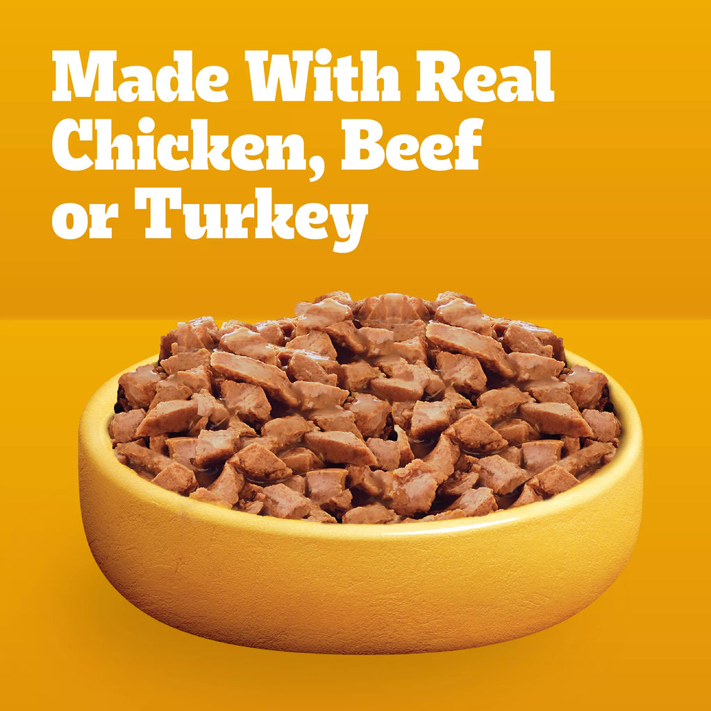 Pedigree Puppy Chicken, Beef, & Turkey Pet Food Variety Pack 18 CT 63 OZ
