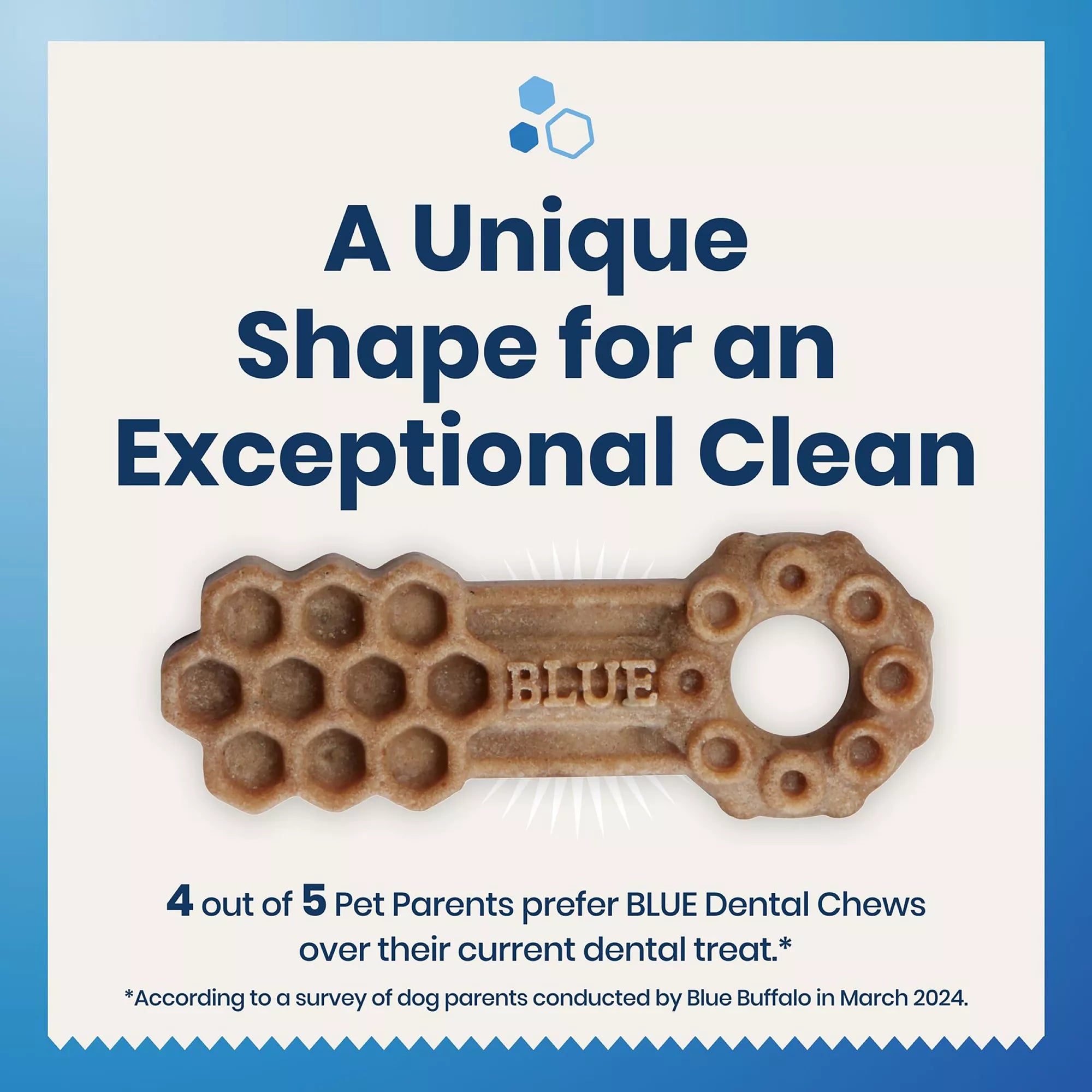 Blue Buffalo Medium Dental Chews - Chicken & Spearmint