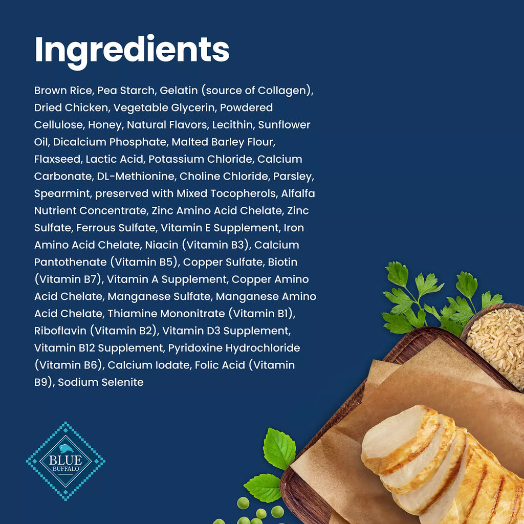 Blue Buffalo Medium Dental Chews - Chicken & Spearmint