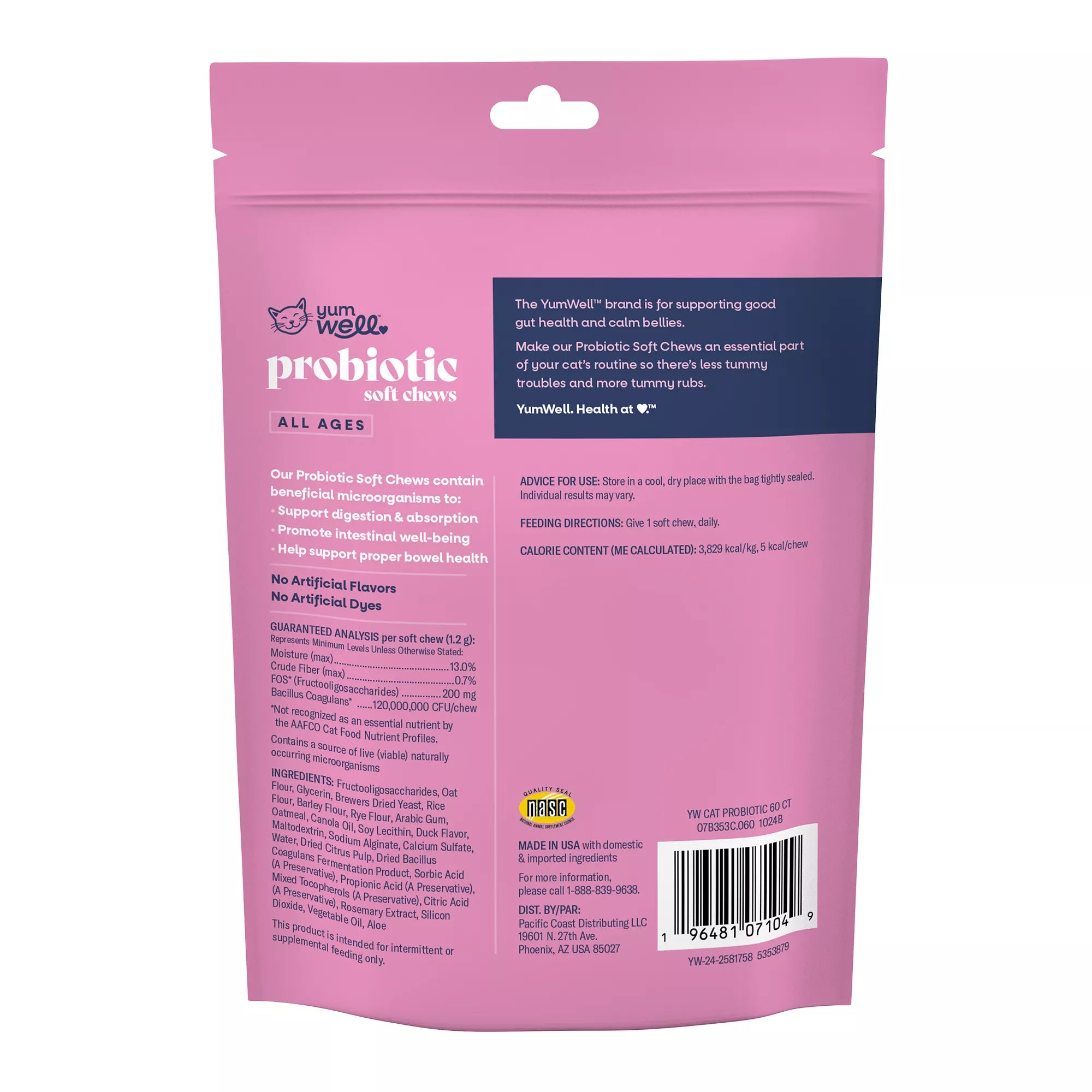 YumWell Cat Probiotic Chews