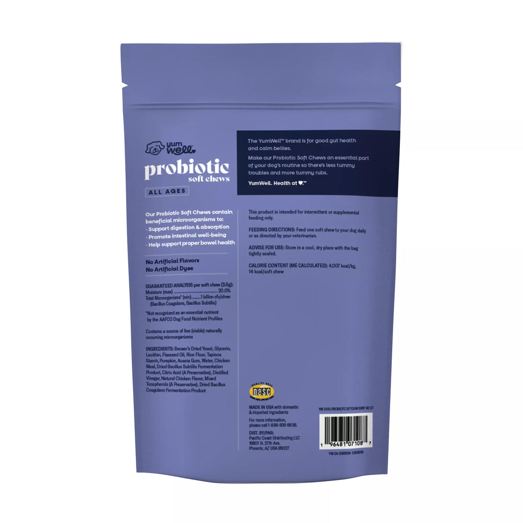 YumWell Dog Probiotic Chews