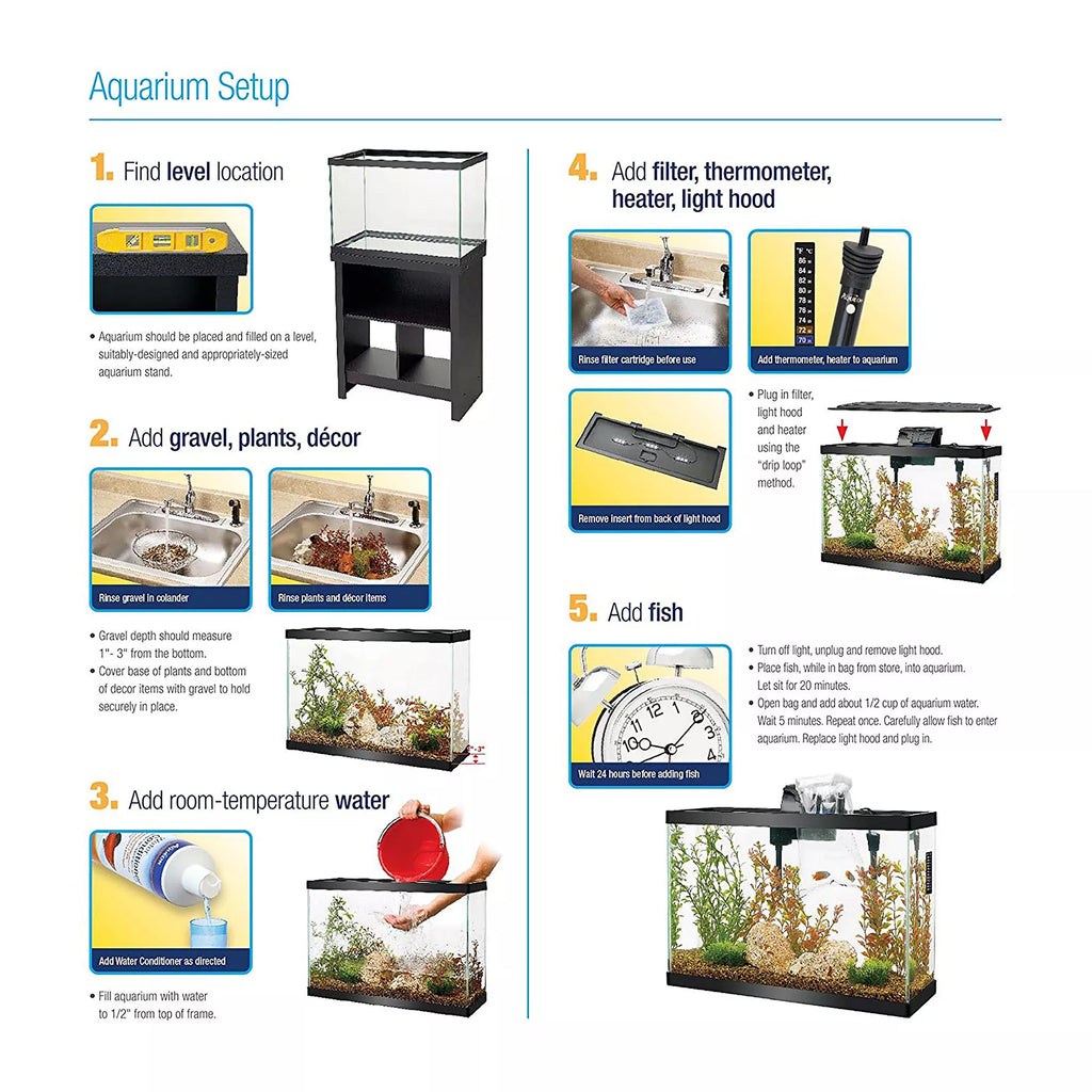 Aqueon Standard Glass Rectangle Aquarium