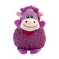 KONG Valentine's Day Sherpa Floofs Cow Dog Toy Plush for Interactive Play