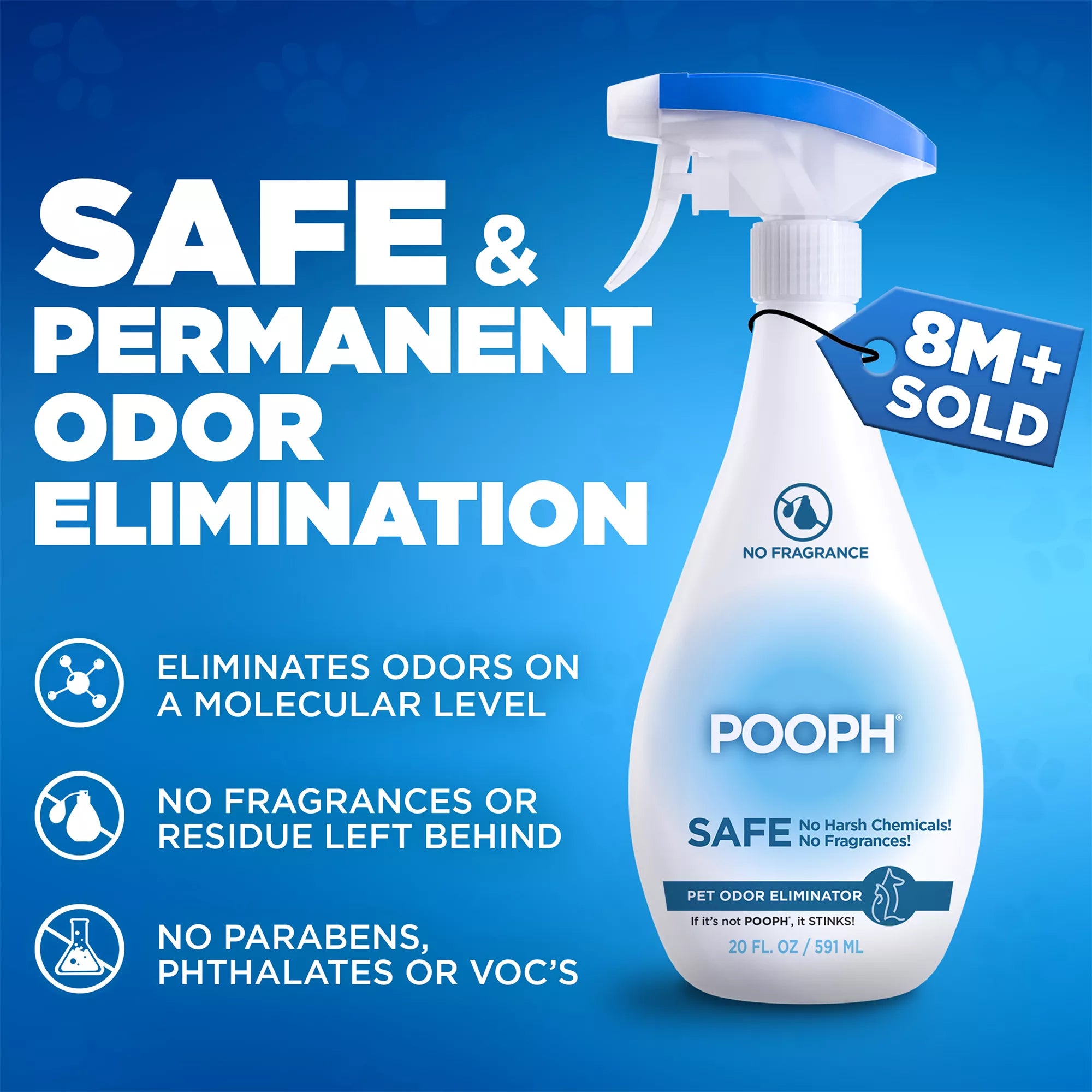 POOPH Pet Stain and Odor Eliminator 20 oz