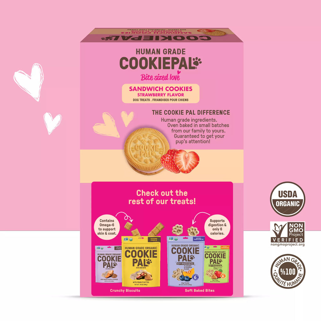Cookie Pal Strawberry Cream Sandwiches 12 OZ