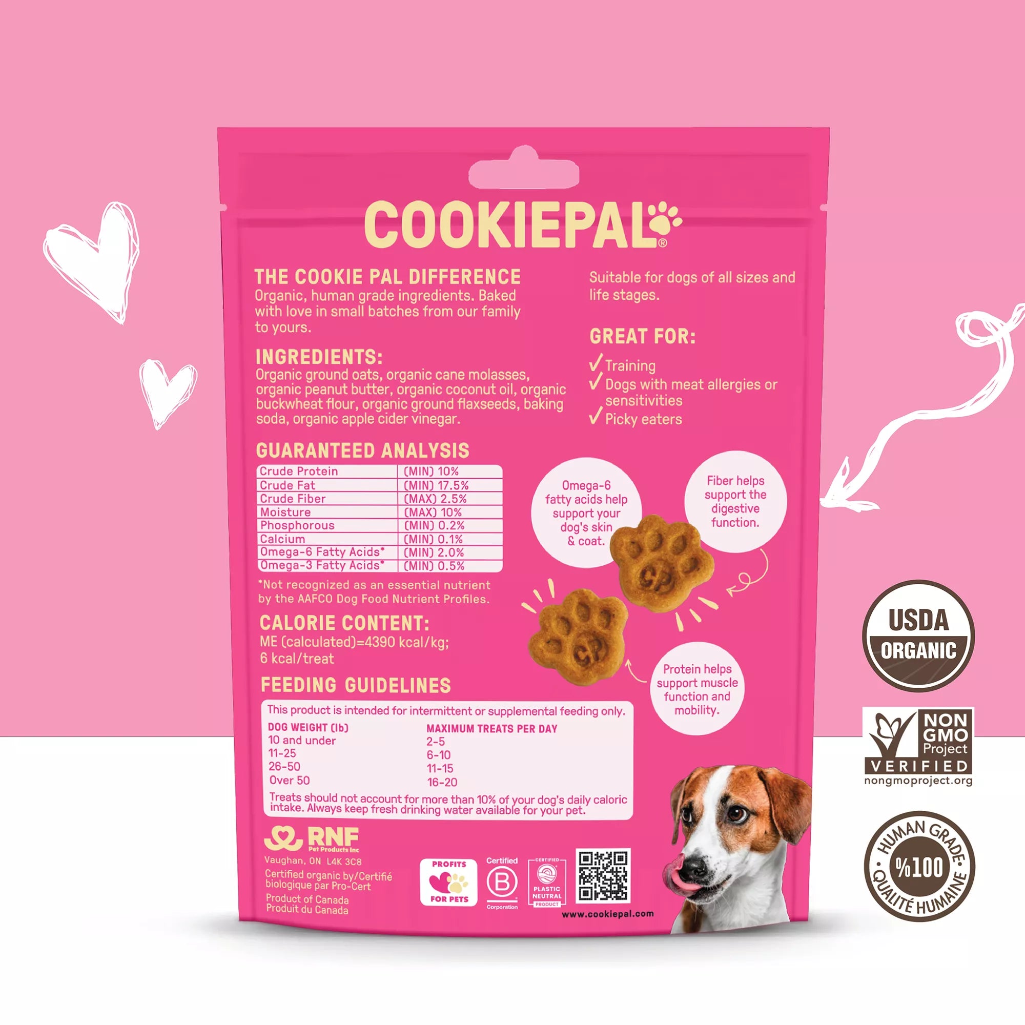 Cookie Pal Peanut Butter Crunchy Bites 10 OZ